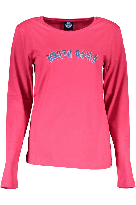 North Sails Pink Cotton Women T-Shirt