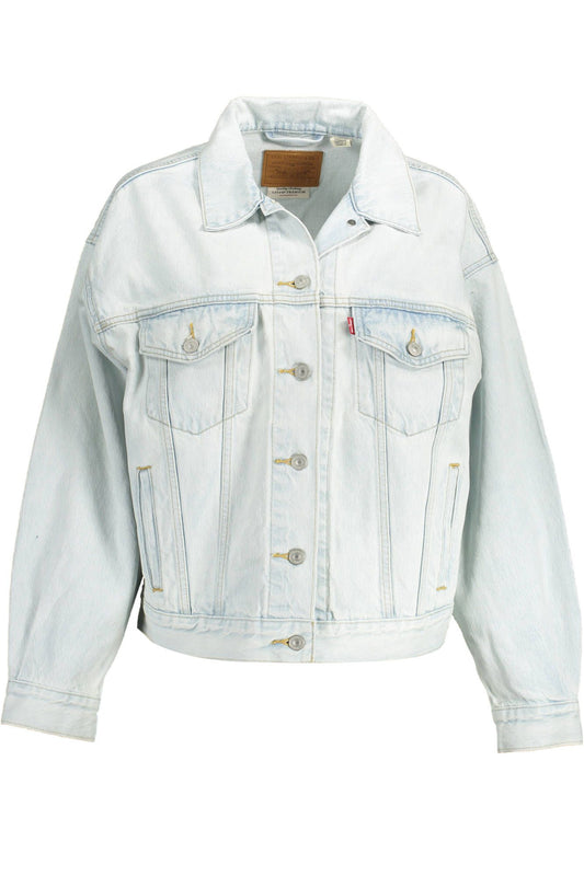 Levi's Light Blue Cotton Women Jacket