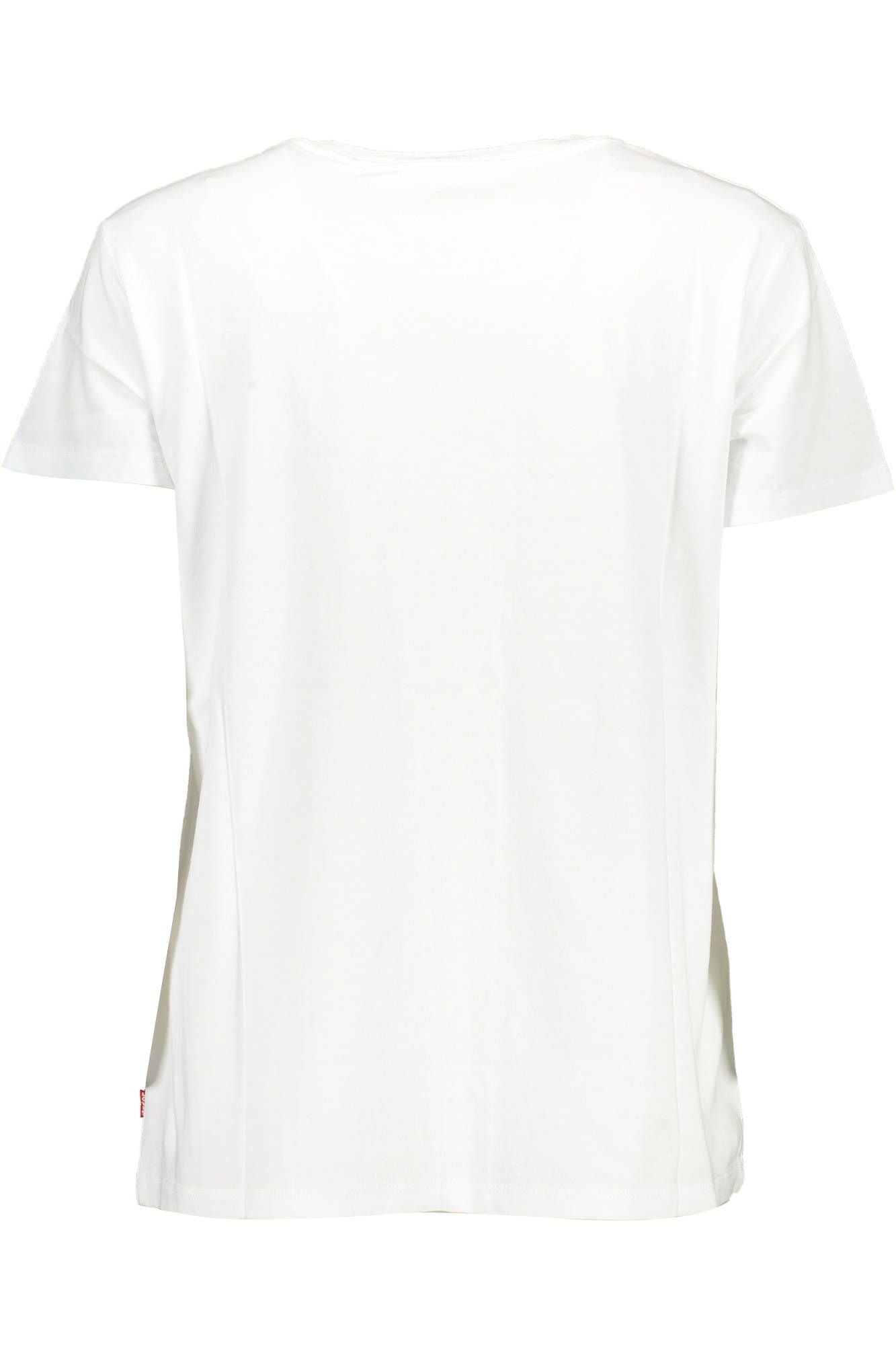 Levi's White Cotton Women T-Shirt