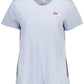 Levi's Light Blue Cotton Women T-Shirt