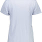 Levi's Light Blue Cotton Women T-Shirt