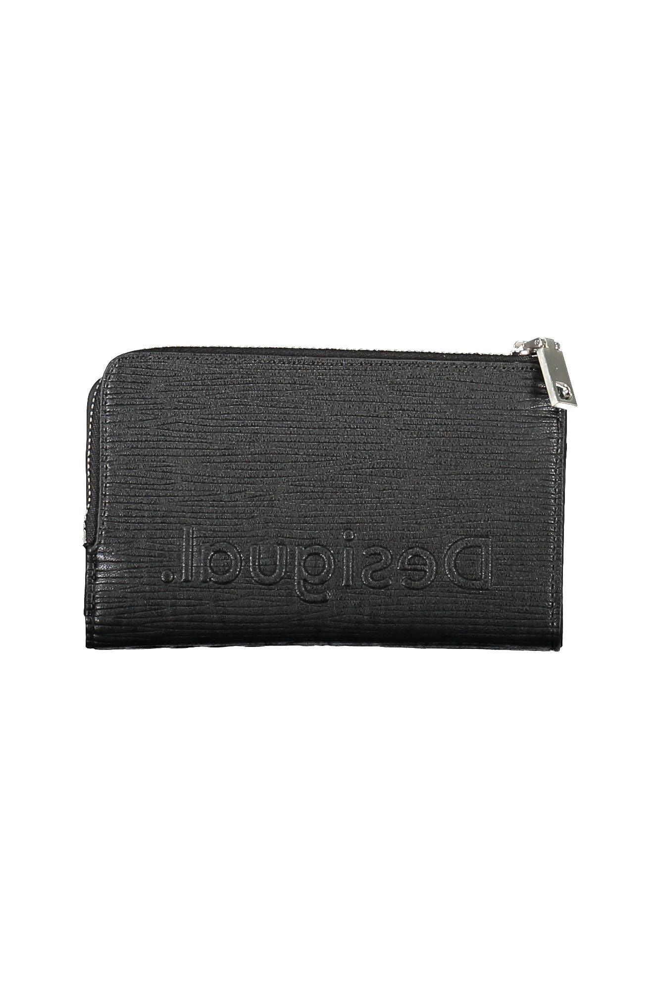 Desigual Black Polyurethane Women Wallet