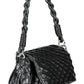 Desigual Chic Black Expandable Shoulder Bag