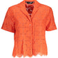 Desigual Orange Cotton Women Shirt