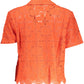 Desigual Orange Cotton Women Shirt