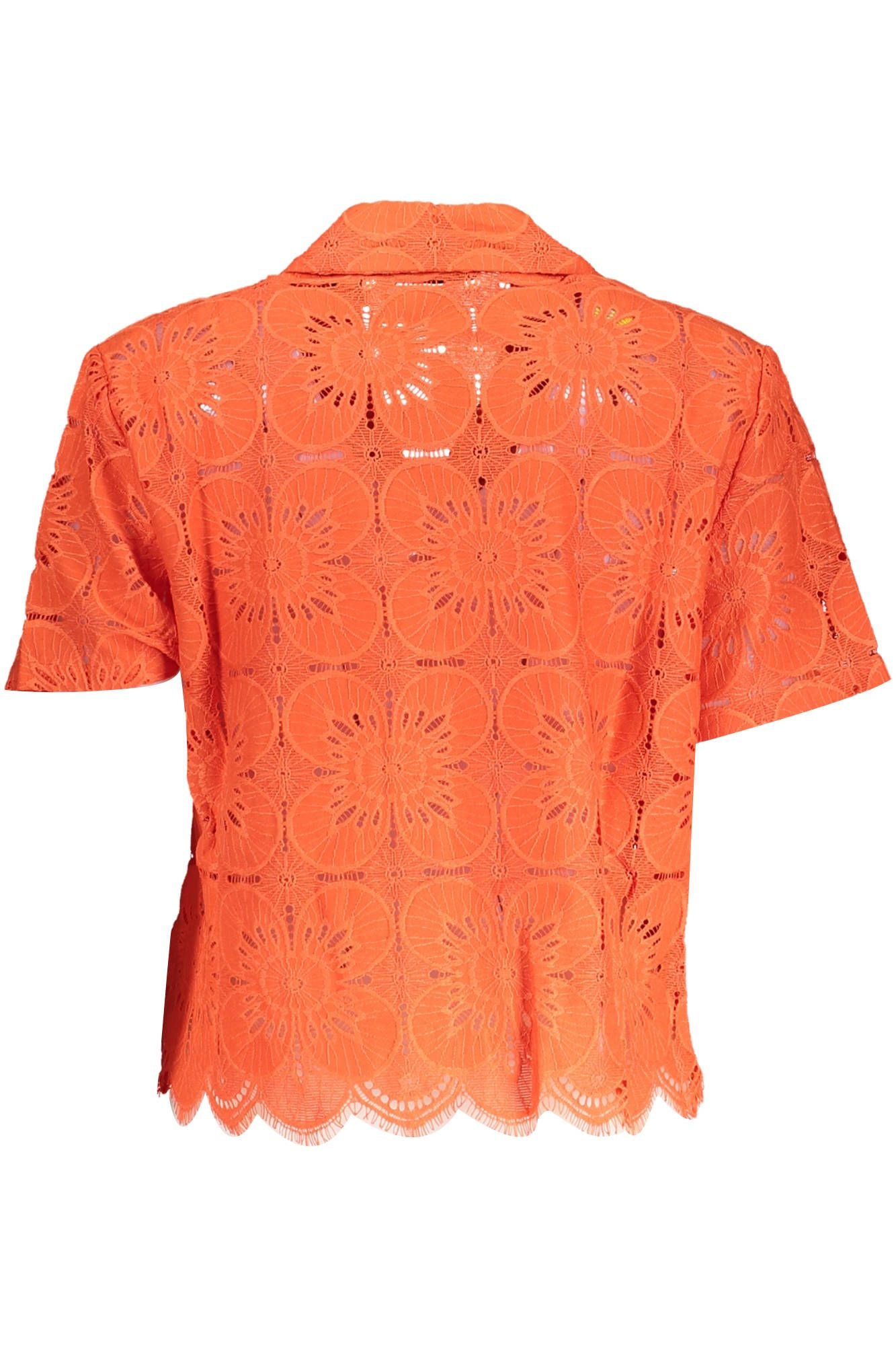 Desigual Orange Cotton Women Shirt