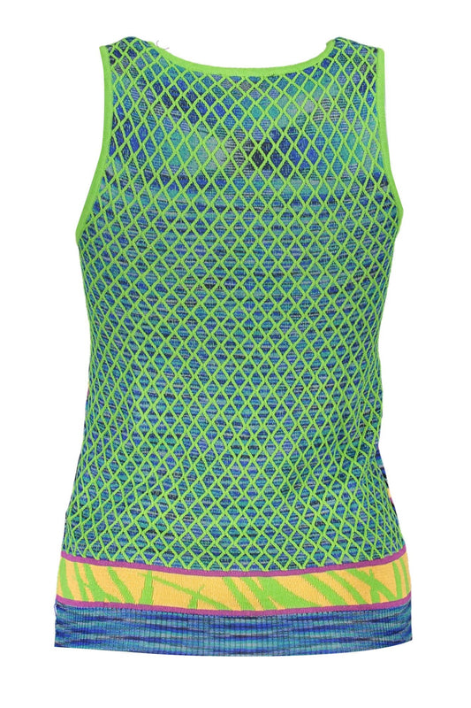 Desigual Green Cotton Women Tank Top