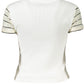 Desigual White Cotton Women T-Shirt