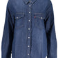 Levi's Blue Cotton Women Shirt