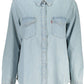 Levi's Light Blue Cotton Women Shirt