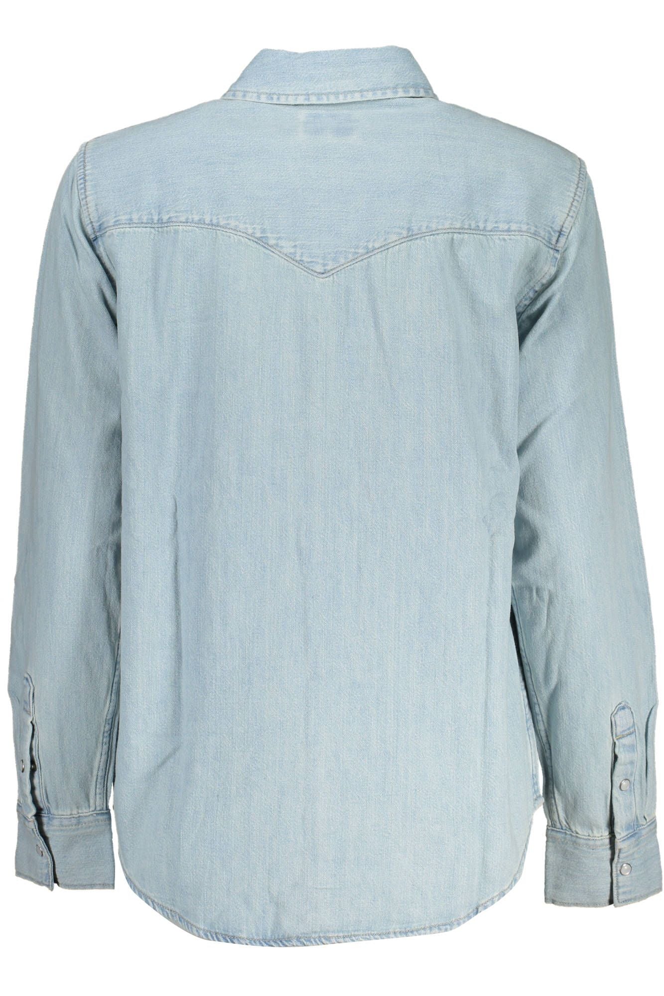 Levi's Light Blue Cotton Women Shirt