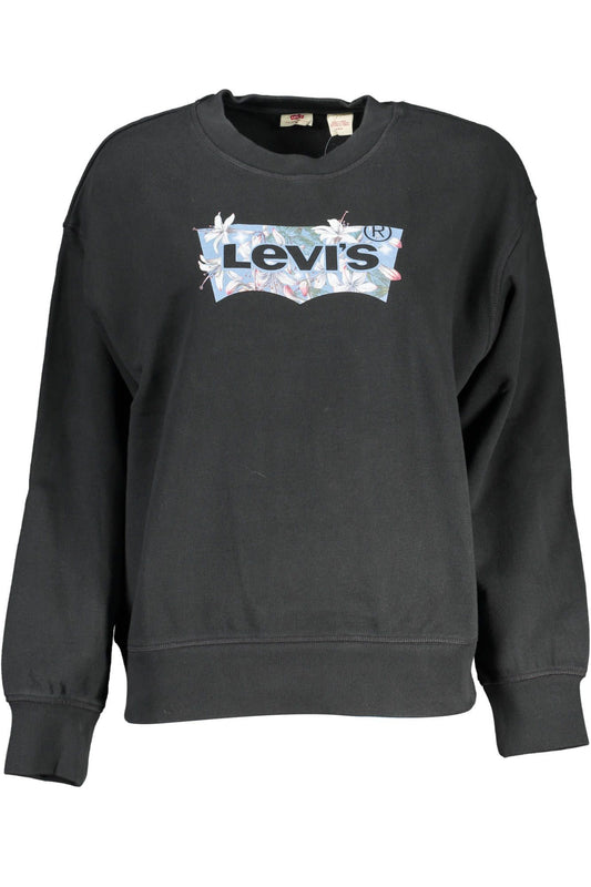 Levi's Black Cotton Women Sweater