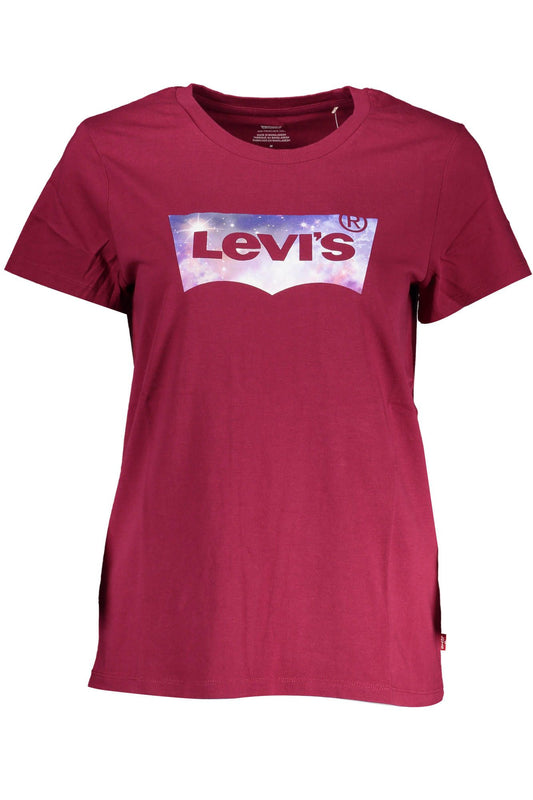 Levi's Red Cotton Women T-Shirt