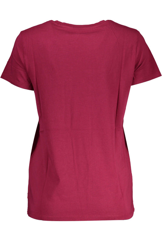 Levi's Red Cotton Women T-Shirt