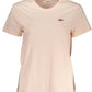 Levi's Pink Cotton Women T-Shirt