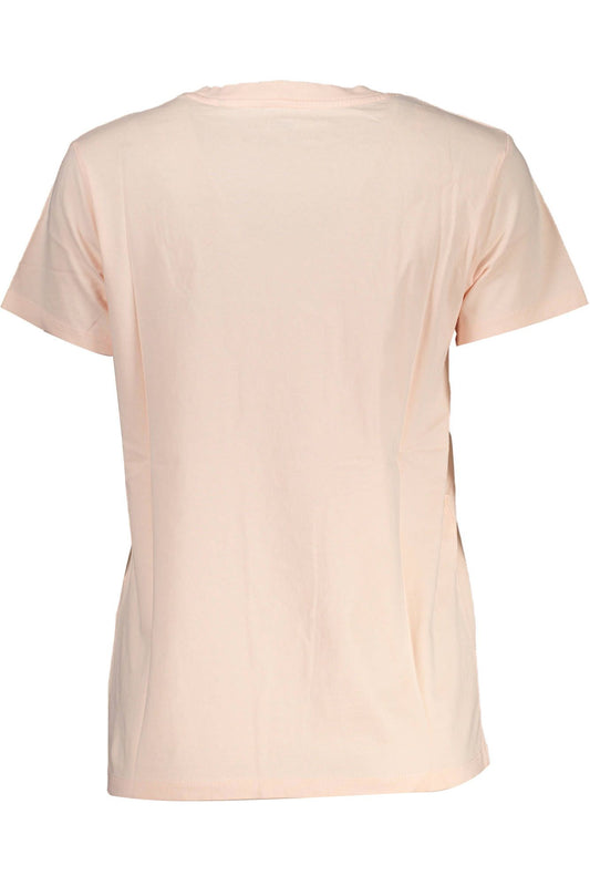 Levi's Pink Cotton Women T-Shirt