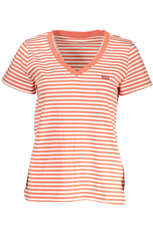 Levi's Pink Cotton Women T-Shirt