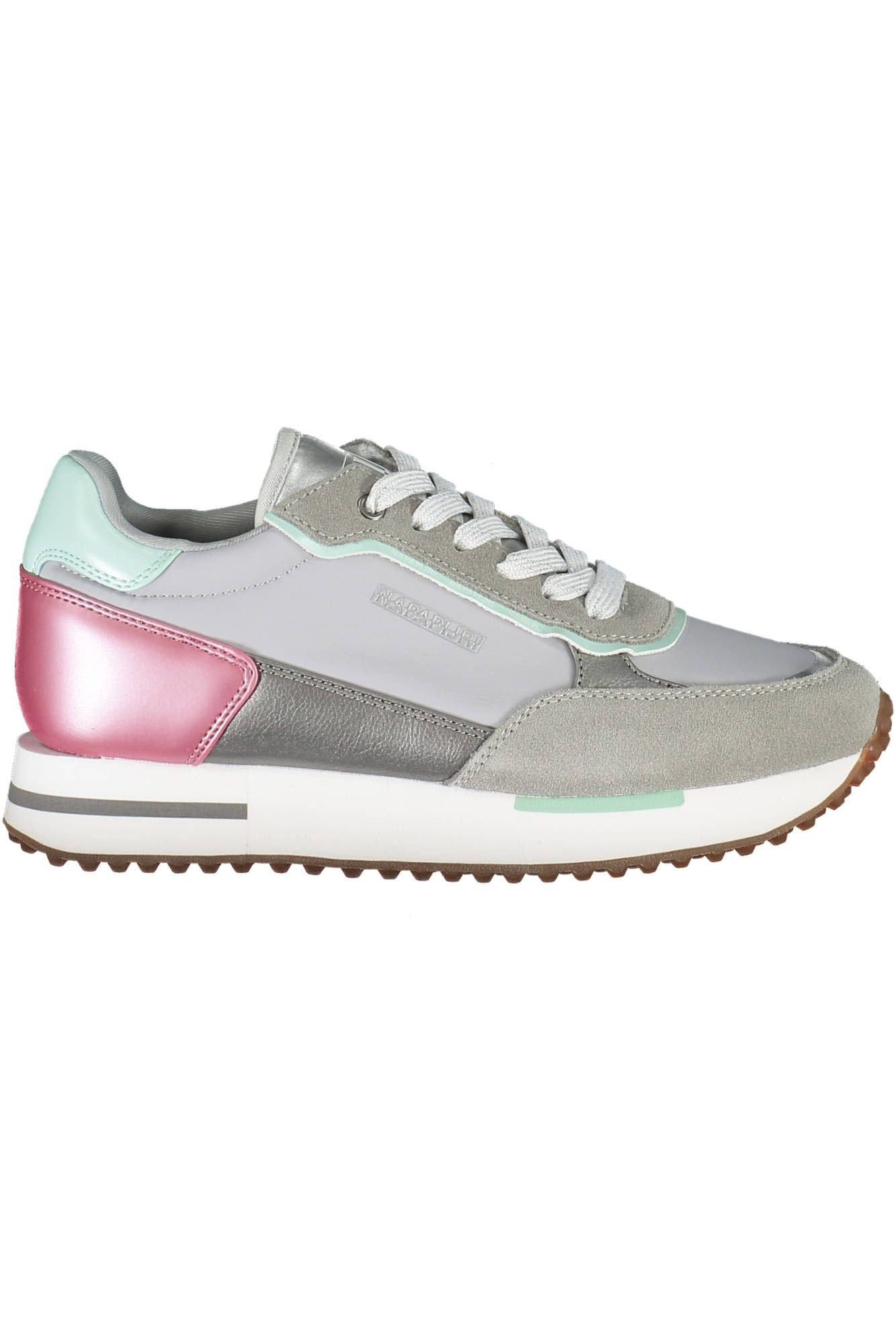 Napapijri Gray Polyester Women Sneaker