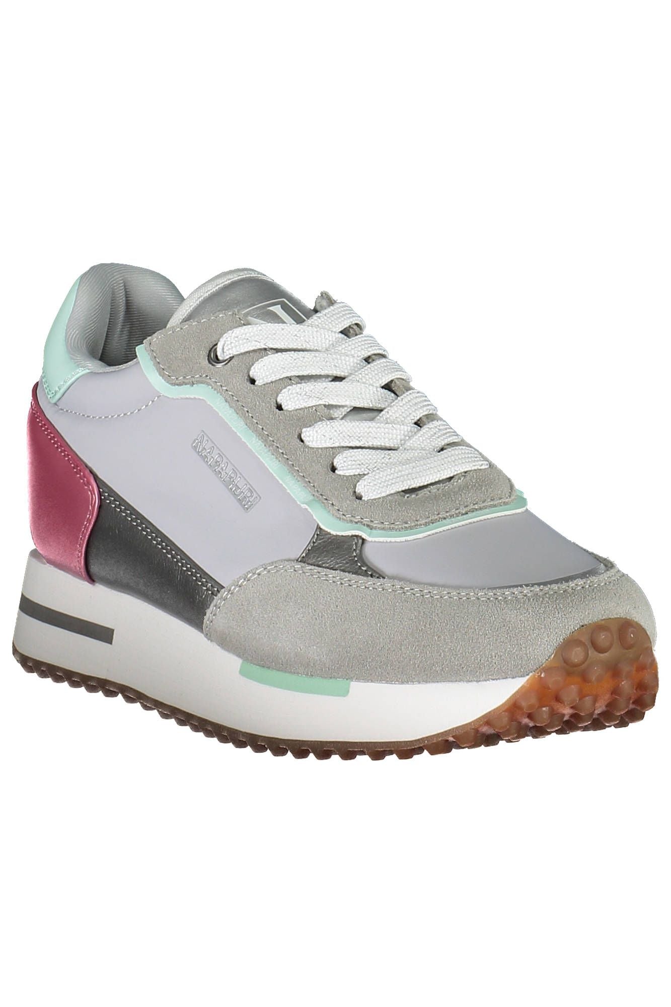 Napapijri Gray Polyester Women Sneaker