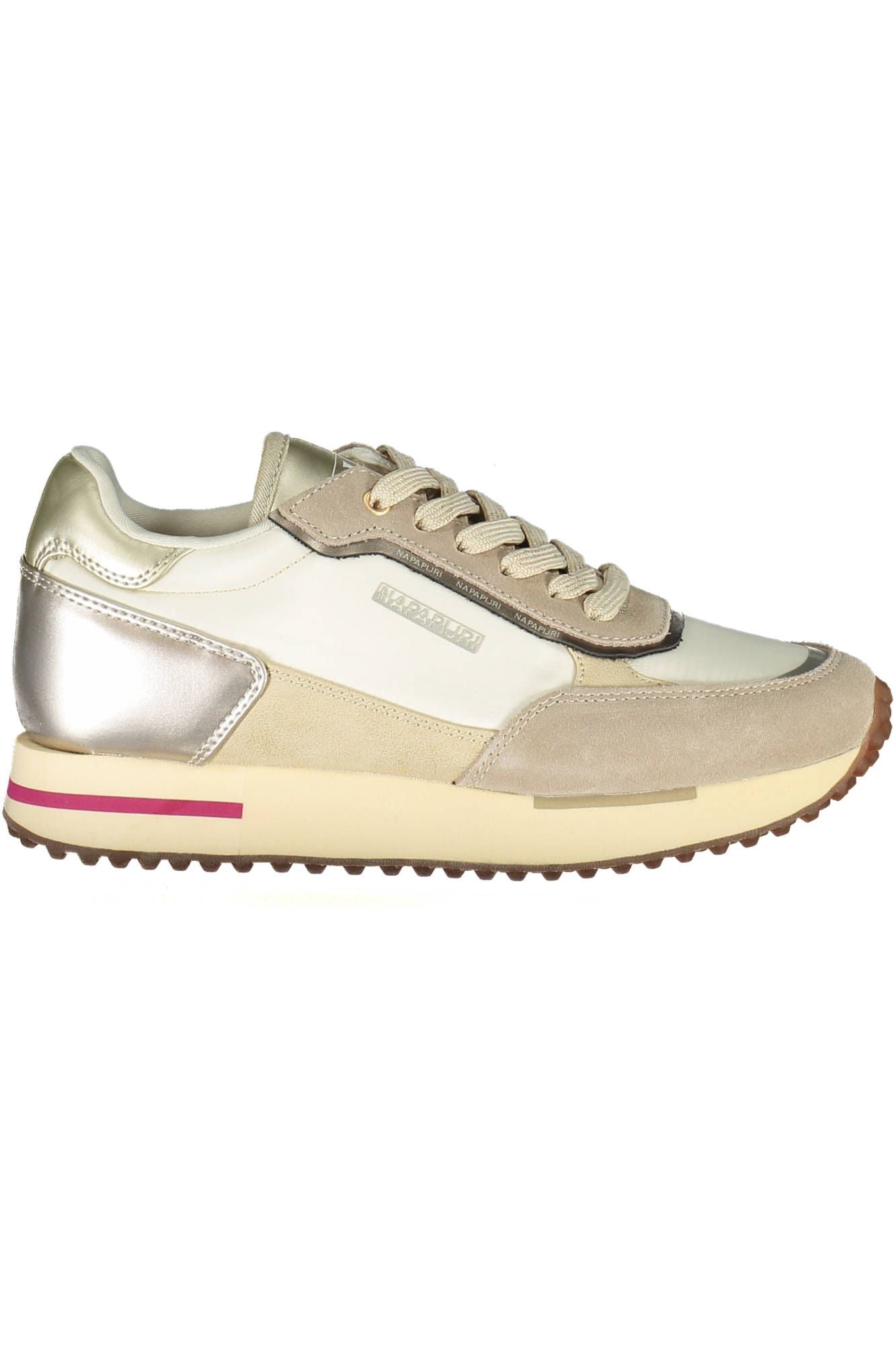 Napapijri Beige Polyester Women Sneaker