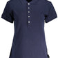 North Sails Blue Cotton Women Polo Shirt