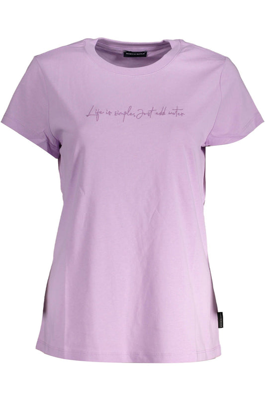 North Sails Pink Cotton Women T-Shirt