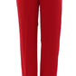 CO|TE Chic Red Virgin Wool Dress Pants