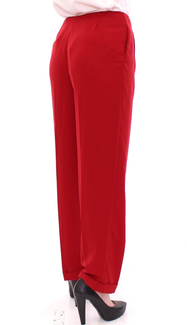 CO|TE Chic Red Virgin Wool Dress Pants