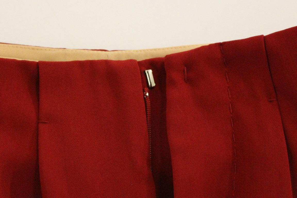 CO|TE Chic Red Virgin Wool Dress Pants