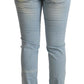 MILA SCHÖN Elegant Slim Fit Cotton Blend Jeans