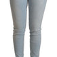 Liu Jo Light Blue Mid Waist Skinny Denim