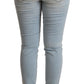 Liu Jo Light Blue Mid Waist Skinny Denim