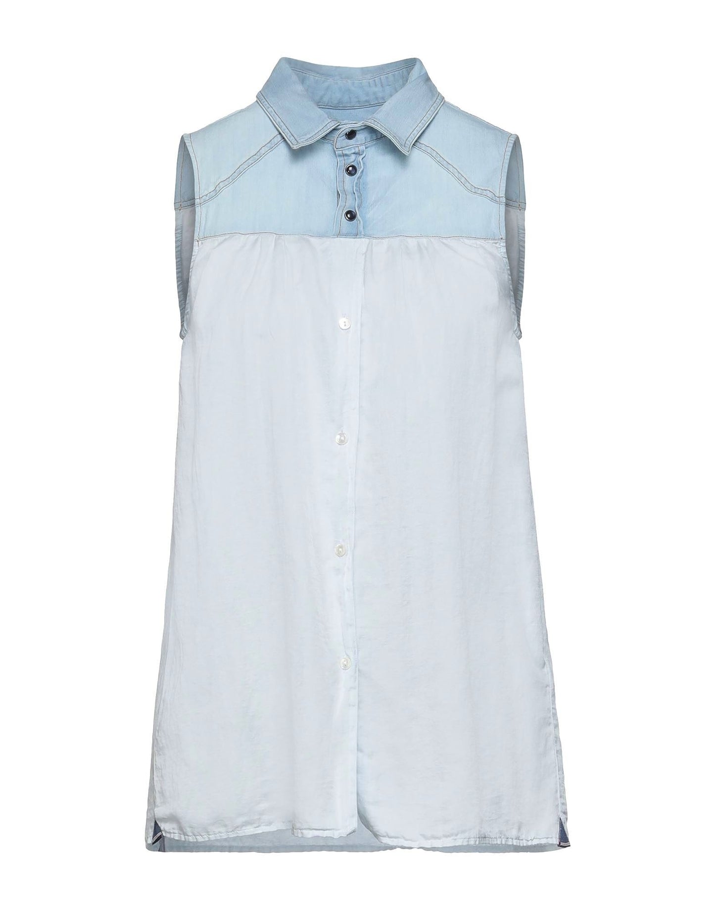 Jacob Cohen Light Blue Silk Women Shirt