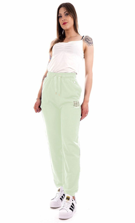 Yes Zee Green Cotton Women Sweatpant