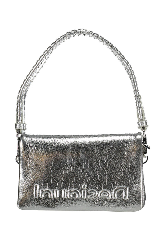 Desigual Silver Polyurethane Women Handbag