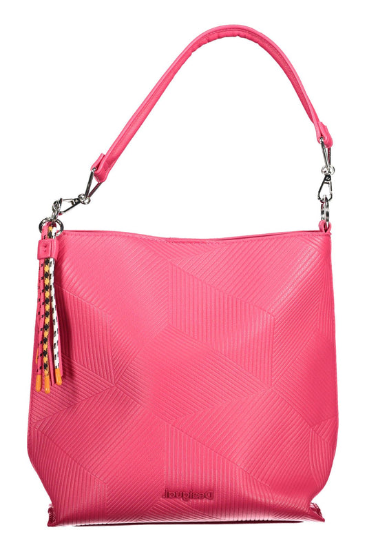 Desigual Pink Polyurethane Women Handbag