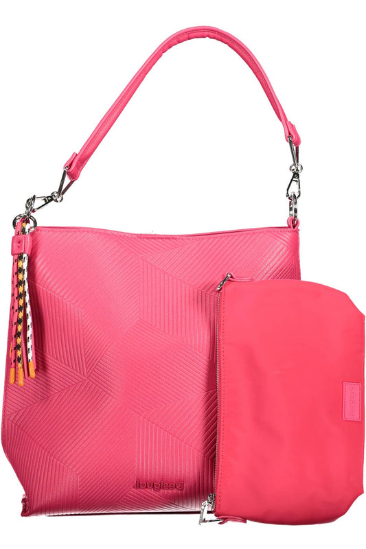 Desigual Pink Polyurethane Women Handbag