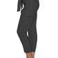 Yes Zee Chic Black Viscose Blend Cargo Pants