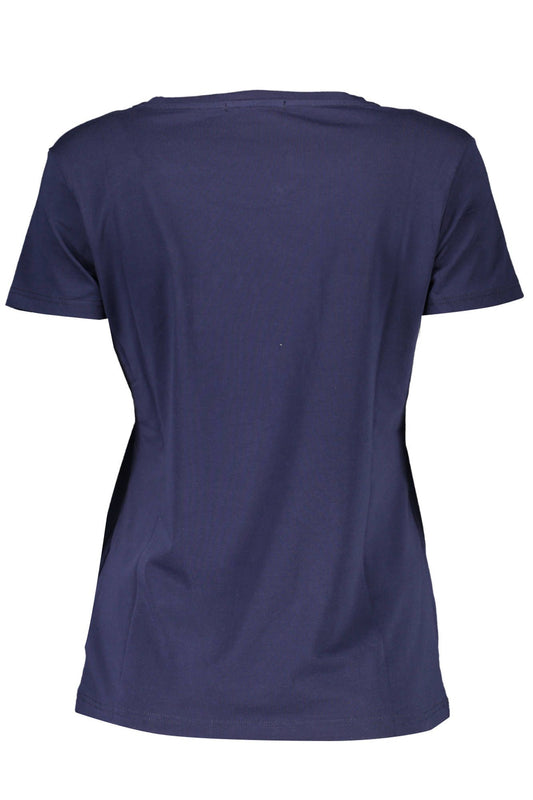 Scervino Street Blue Cotton Women T-Shirt