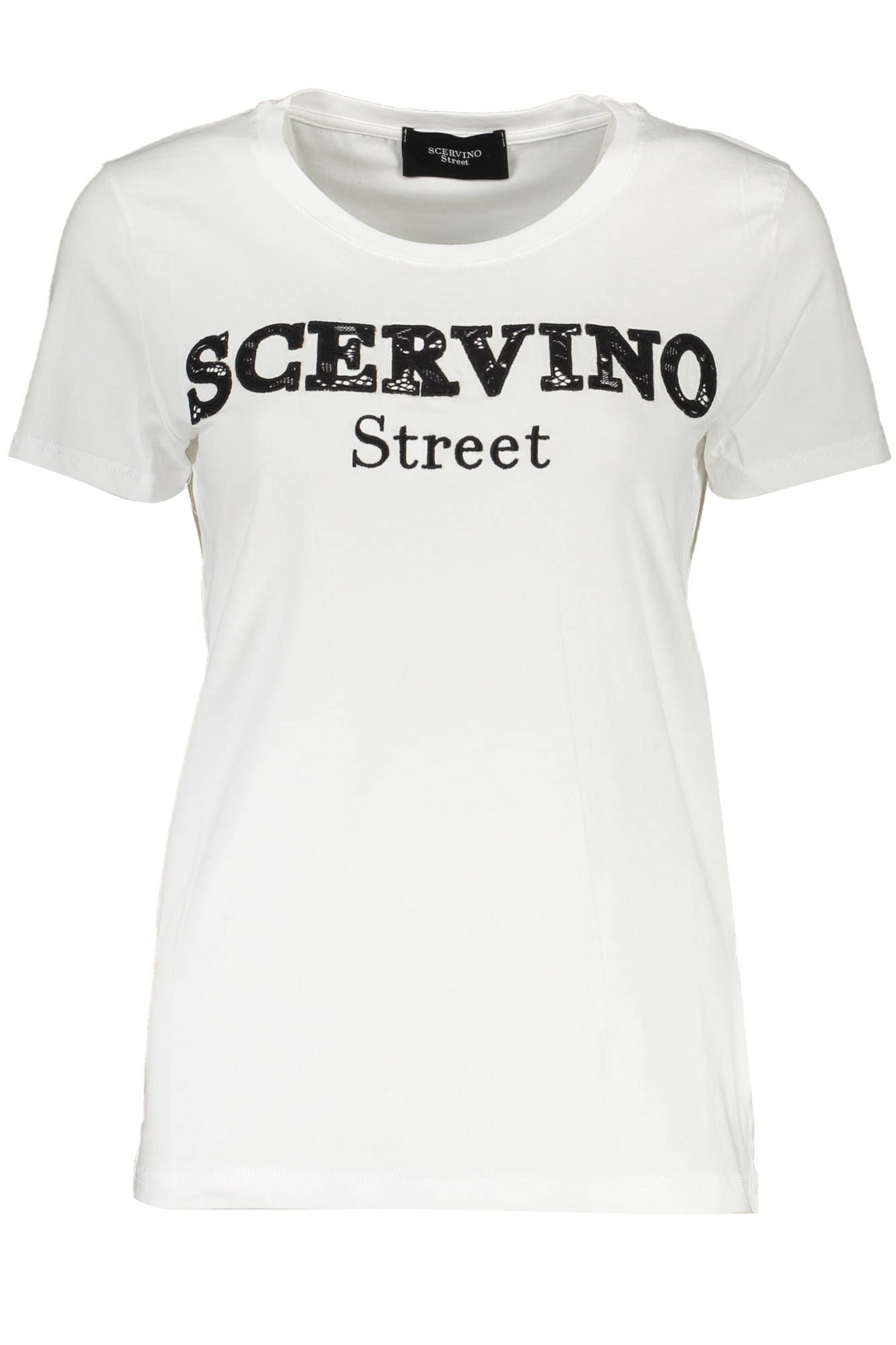 Scervino Street White Cotton Women T-Shirt