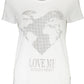 Scervino Street White Elastane Women Top