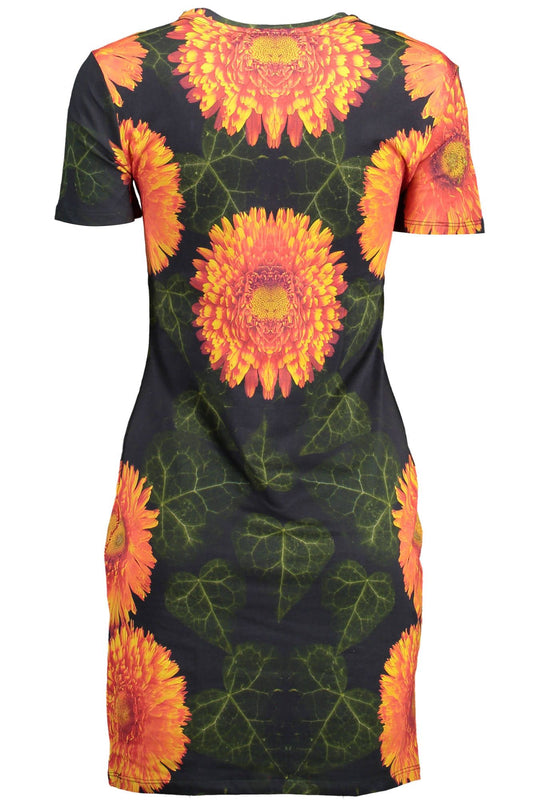 Desigual Green Cotton Women Dress