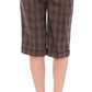 Dolce & Gabbana Elegant Brown Wool Blend Shorts