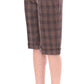 Dolce & Gabbana Elegant Brown Wool Blend Shorts