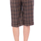 Dolce & Gabbana Elegant Brown Wool Blend Shorts