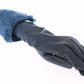 Dolce & Gabbana Elegant Blue Lambskin Leather Gloves