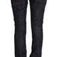 Acht Elegant Straight Leg Dark Blue Jeans