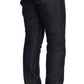 Acht Elegant Straight Leg Dark Blue Jeans