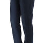 Ermanno Scervino Chic Blue Cotton Dress Pants