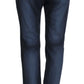 Ermanno Scervino Chic Blue Cotton Dress Pants